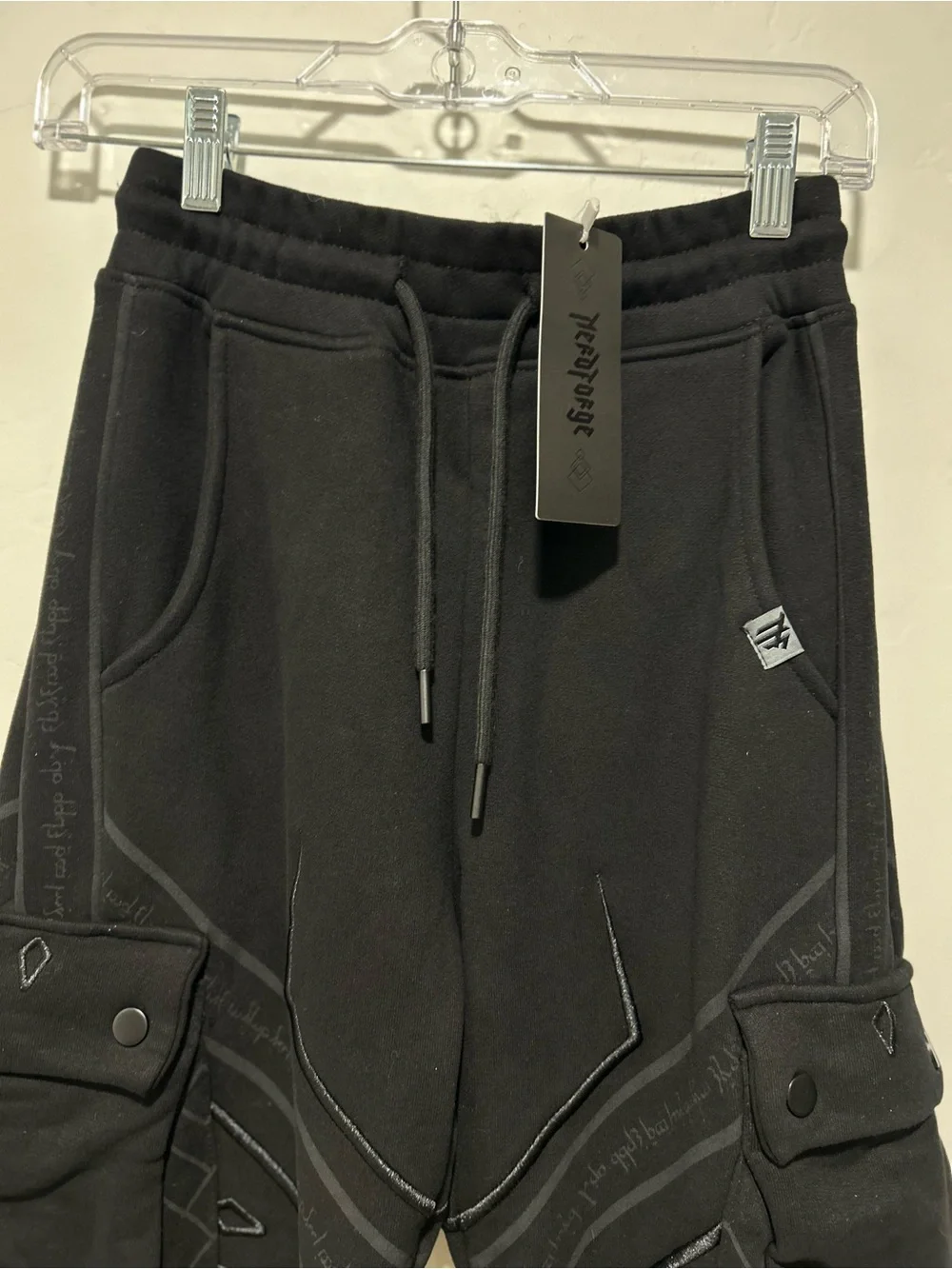 NWT Nerdforge Limited Juniper Creates Stealth Cryptic Joggers Techwear Black XS